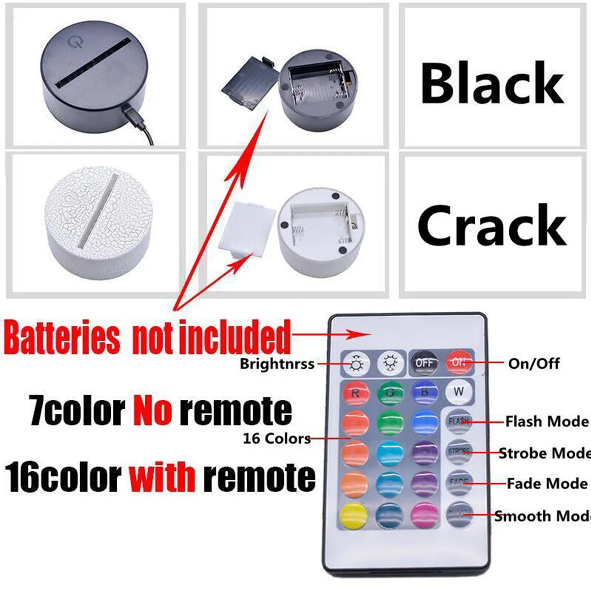 Gamer Zone 16 Colors Changing Touch & Remote Control Gamepad